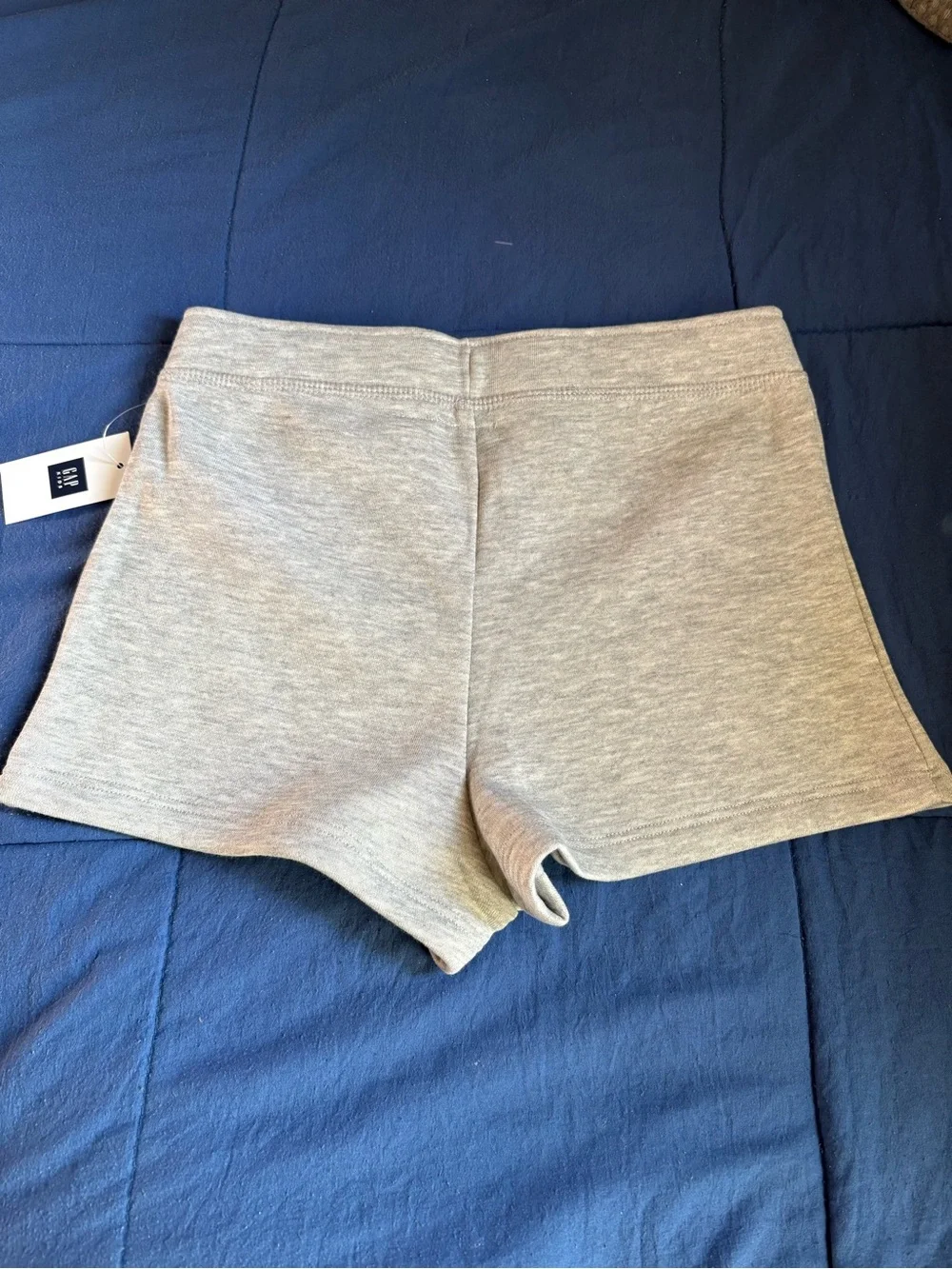 GAP Gray Athletic Lounge Shorts with Pink Logo